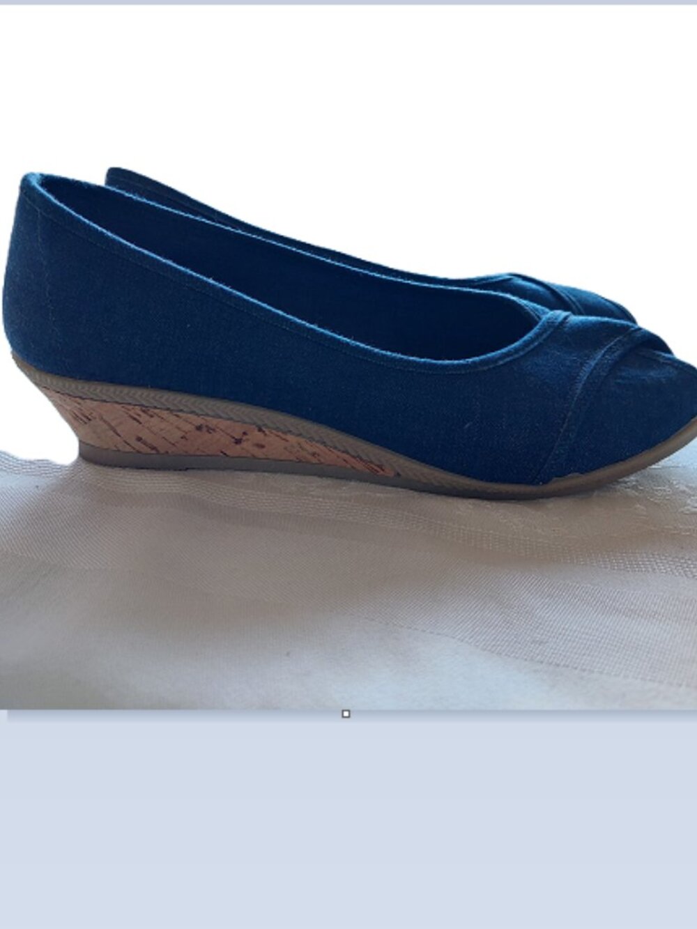 St. Michael From M&S  Size 9/UK 7 Canvas Wedge Open Toe Espadrilles shoes